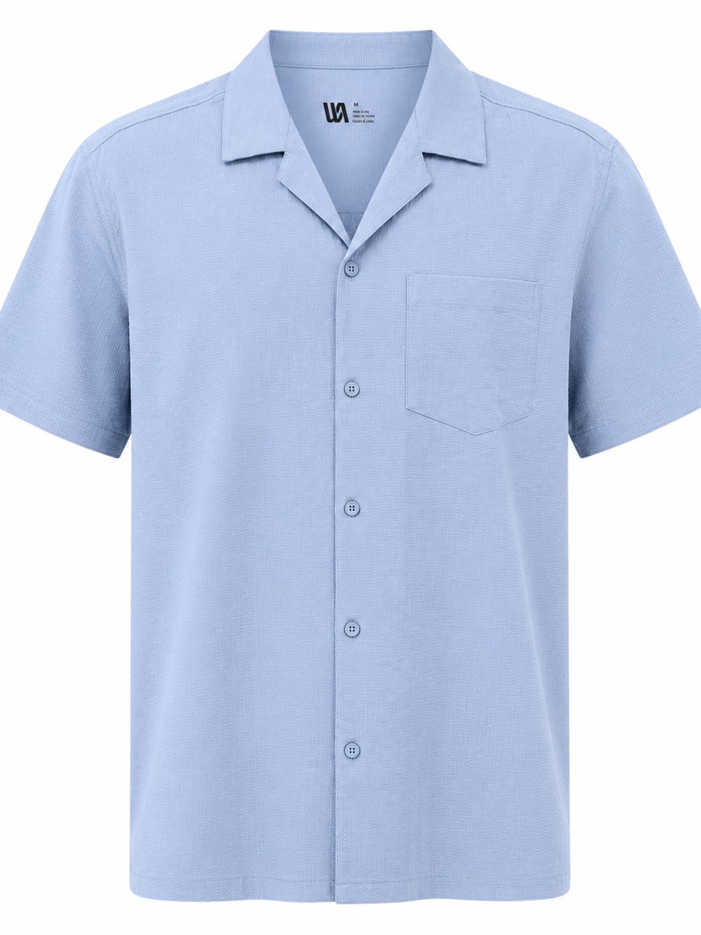 VRST Performance Resort Shirt Mens Medium Blue Button Front Stretch NWT